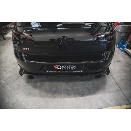 Накладки сплиттеры боковые на задний бампер на VW Golf VII GTI TCR